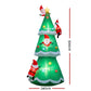 Santa Tree Christmas Inflatable Illuminated Xmas Decorations - 5M