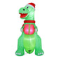 Dinosaur LED Christmas Inflatable Decorations Illuminated - 1.8M