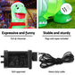 Dinosaur LED Christmas Inflatable Decorations Illuminated - 1.8M