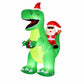 Dinosaur Christmas Inflatable Illuminated Decorations - 2.5M