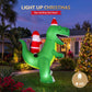 Dinosaur Christmas Inflatable Illuminated Decorations - 2.5M