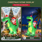 Dinosaur Christmas Inflatable Illuminated Decorations - 2.5M
