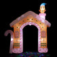 Gingerbread Man Candy Christmas Inflatable Illuminated Decorations - 3.2M