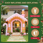 Gingerbread Man Candy Christmas Inflatable Illuminated Decorations - 3.2M