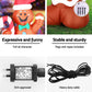 Gingerbread Man LED Christmas Inflatable Decorations Illuminated - 1.5M