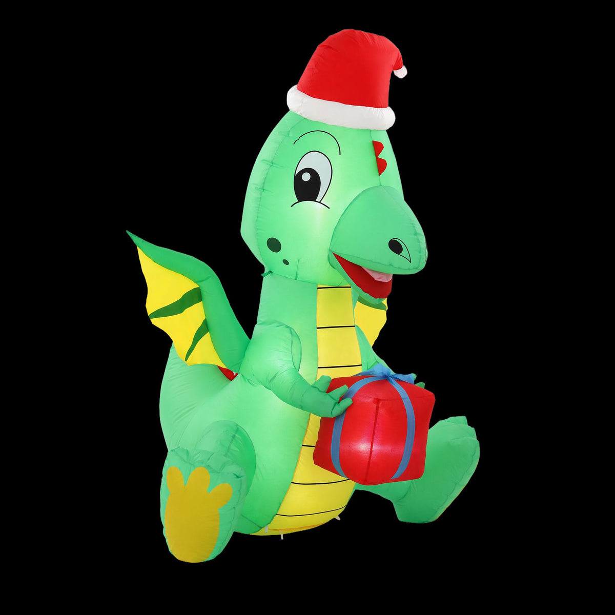 Dragon Christmas Inflatable Height LED Outdoor Decorations Illuminated - 1.8M