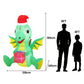 Dragon Christmas Inflatable Height LED Outdoor Decorations Illuminated - 1.8M