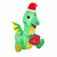 Dragon Christmas Inflatable Height LED Outdoor Decorations Illuminated - 1.8M