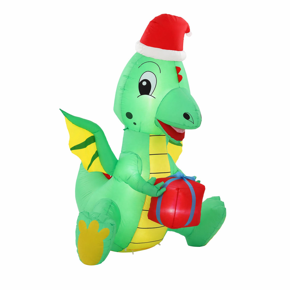 Dragon Christmas Inflatable Height LED Outdoor Decorations Illuminated - 1.8M