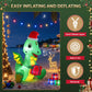Dragon Christmas Inflatable Height LED Outdoor Decorations Illuminated - 1.8M