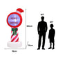 Pole Christmas Inflatable Height LED Outdoor Decorations Illuminated - 1.8M