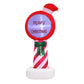 Pole Christmas Inflatable Height LED Outdoor Decorations Illuminated - 1.8M
