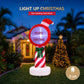 Pole Christmas Inflatable Height LED Outdoor Decorations Illuminated - 1.8M