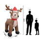 Reindeer Christmas Inflatable Illuminated Decorations - 2.5M
