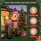 Reindeer Christmas Inflatable Illuminated Decorations - 2.5M