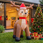Reindeer Christmas Inflatable Illuminated Decorations - 2.5M