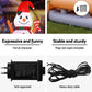 Christmas Inflatable Snowman Dog 4.2M Tall Outdoor Decorations Illuminated