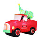 Santa Truck LED Christmas Inflatable LED Decorations Illuminated - 1.6M