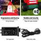 Christmas Inflatable Santa Truck 2.6M Length LED Decorations Illuminated