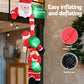 Climbing Santa LED Christmas Inflatable Decorations Illuminated - 2.5M