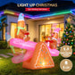 Seesaw Christmas Inflatable Height LED Outdoor Decorations Illuminated - 1.8M