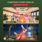 Seesaw Christmas Inflatable Height LED Outdoor Decorations Illuminated - 1.8M