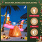 Seesaw Christmas Inflatable Height LED Outdoor Decorations Illuminated - 1.8M