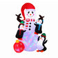 Snowman Christmas Inflatable Height LED Outdoor Decorations Illuminated - 1.8M