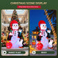 Snowman Christmas Inflatable Height LED Outdoor Decorations Illuminated - 1.8M