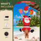 Climbing Santa Christmas Inflatable Height LED Decorations Illuminated - 3.5M
