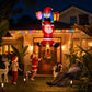 Climbing Santa Christmas Inflatable Height LED Decorations Illuminated - 3.5M