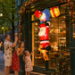 Climbing Santa Christmas Inflatable Height LED Decorations Illuminated - 3.5M