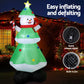 Snowman Tree LED Christmas Inflatable Decorations Illuminated - 2.75M