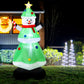 Snowman Tree LED Christmas Inflatable Decorations Illuminated - 2.75M