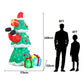 Santa Tree Christmas Inflatable Height Flashing Light Decorations Illuminated - 2.5M