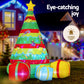 Gift Tree Christmas Inflatable Flashing Light Decorations Illuminated - 2.2M