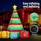Gift Tree Christmas Inflatable Flashing Light Decorations Illuminated - 2.2M