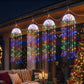 Christmas Lights Solar Jellyfish 4Pcs Garden Decorative Multi-Color