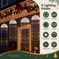 Christmas Lights Solar Jellyfish 4Pcs Garden Decorative Multi-Color