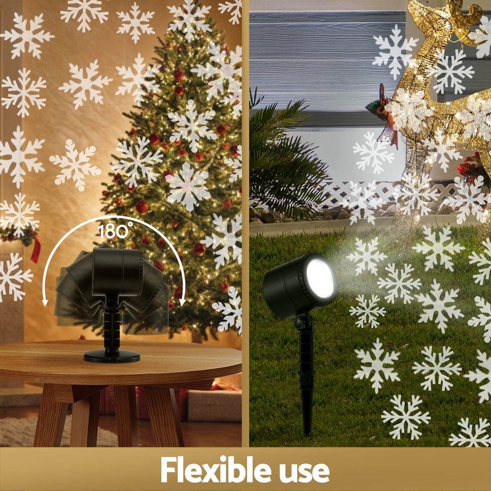 Christmas Lights Laser Light Snowflake Projector Indoor Outdoor