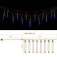 7M Christmas Lights Shower Light 288 LED Icicle Falling Metor