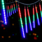 7M Christmas Lights Shower Light 288 LED Icicle Falling Metor