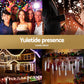 7M Christmas Lights Shower Light 288 LED Icicle Falling Metor