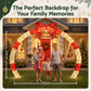 2.5m Christmas Archway Pre-Lit Christmas Arch Warm White LED Outdoor Garden Decoration
