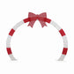 2.5m Christmas Archway Pre-Lit Christmas Arch Warm White LED Outdoor Garden Decoration