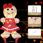 30 LED Christmas Lights Gingerbread Motif Fairy Light Decoration