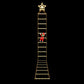 Christmas Ladder Lights Santa 3.4m 328LED Hanging Decor Warm White