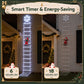 Christmas Ladder Lights Santa 3.4m 328LED Hanging Decor Cool White