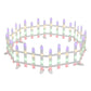 3m Solar Christmas Fence Lights Outdoor Garden Path Decor Multicolour 8pc