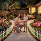 3m Solar Christmas Fence Lights Outdoor Garden Path Decor Multicolour 8pc